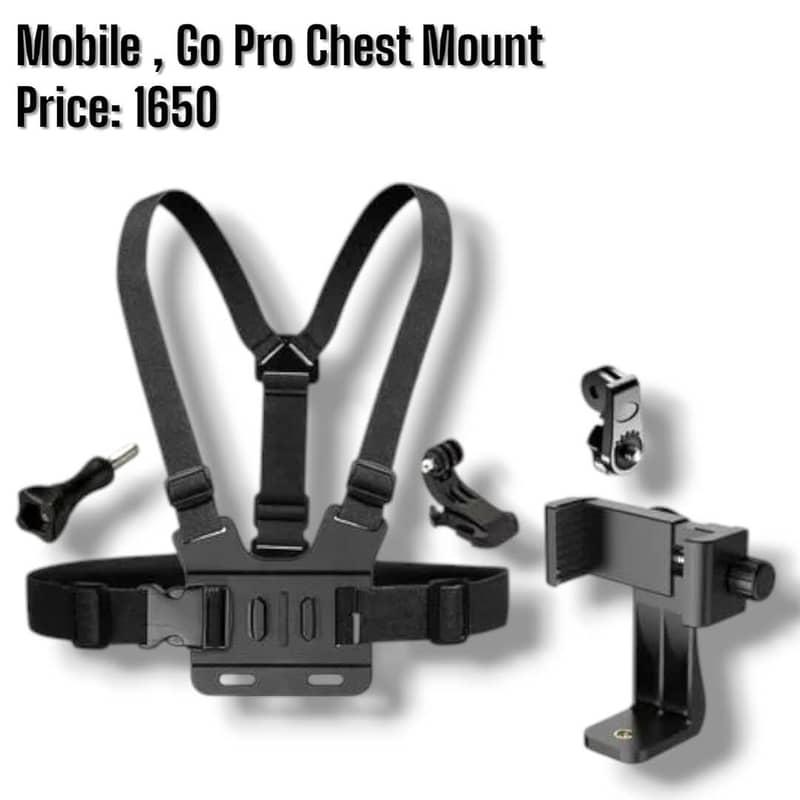 GoPro/Mobile chest mount for vlogging 0