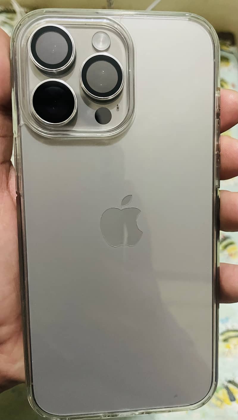 I phone 15 pro max natural titanium pta approved 5