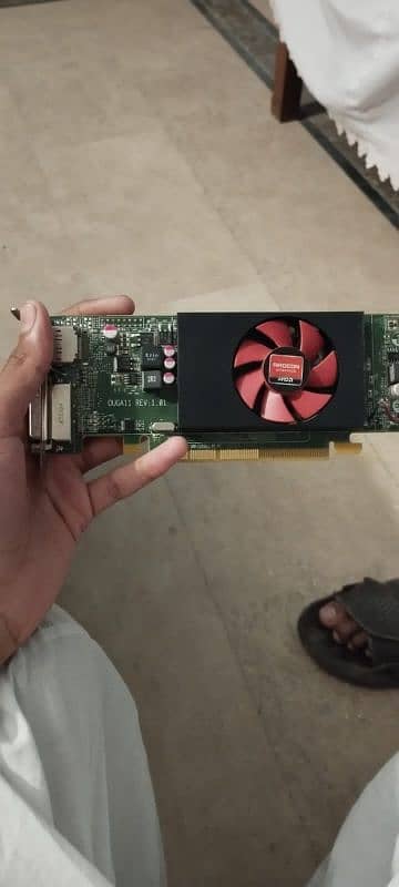 R5 240 1 GB graphics card ddr3 with converter for gaming & work 0