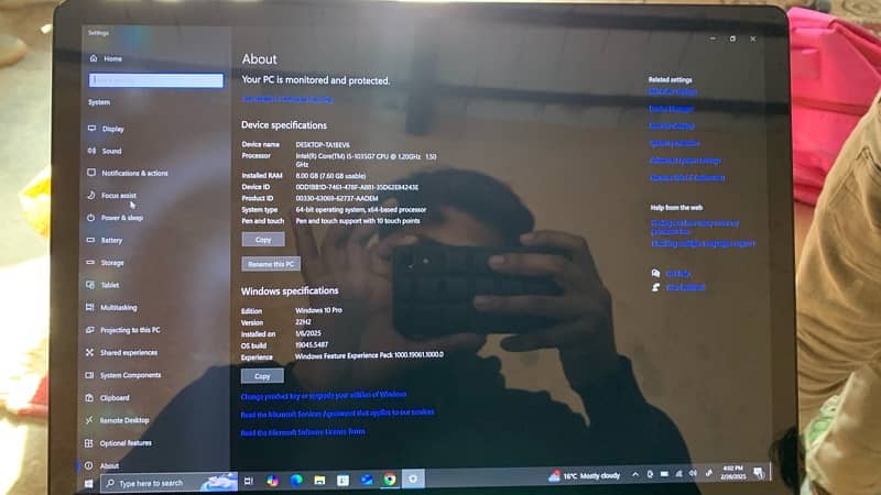 Microsoft Surface Laptop 3 Core i5 10th gen 8/256 8
