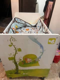 kids Cote extendable baby bed with matris