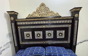 Double Bed King Size totally made in Sheesham Wood only