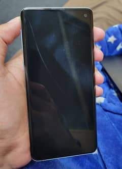 Samsung S10 8/128 Non-pta front glass crack