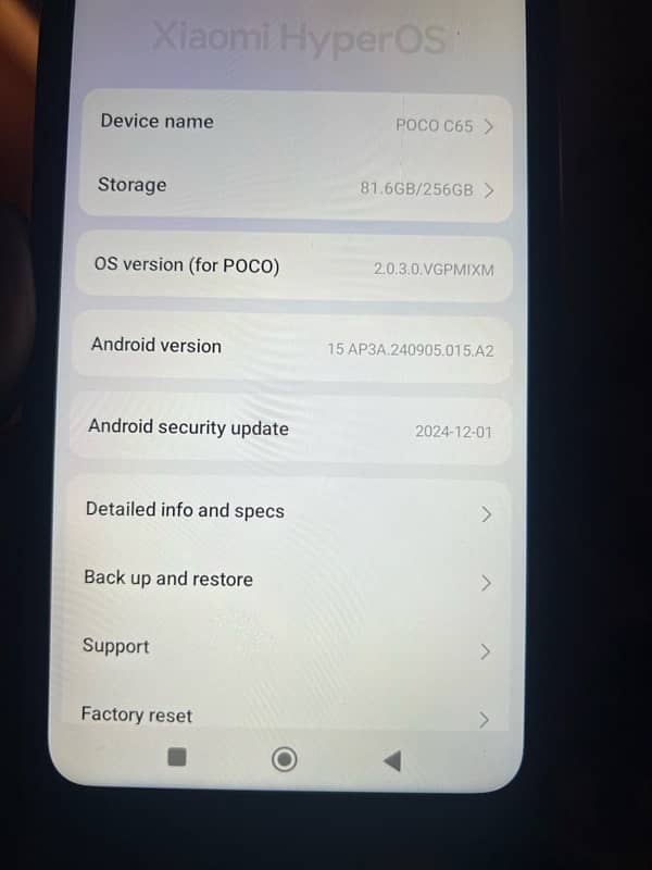 Xiaomi POCO C65 6