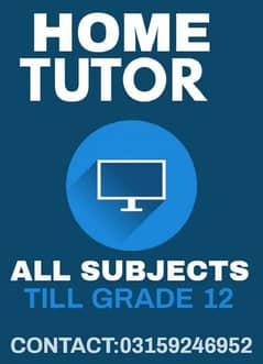 Home Tutor available