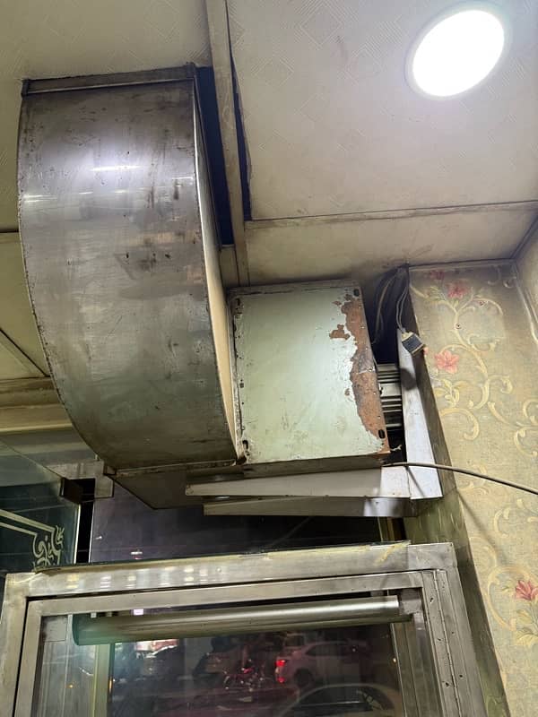 exhaust fan hood with fan plus ducting 3