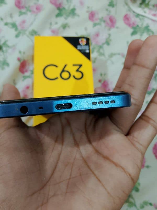 Realme C63 10 by 10 condition 6 month warranty 3