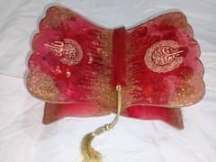 "Handmade Resin Quran Stand – Elegant & Durable"