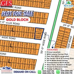 CHANCE DEAL PAIR PLOTS AVAILABLE FOR AT NORTH TOWN RESIDENCY PHASE-01