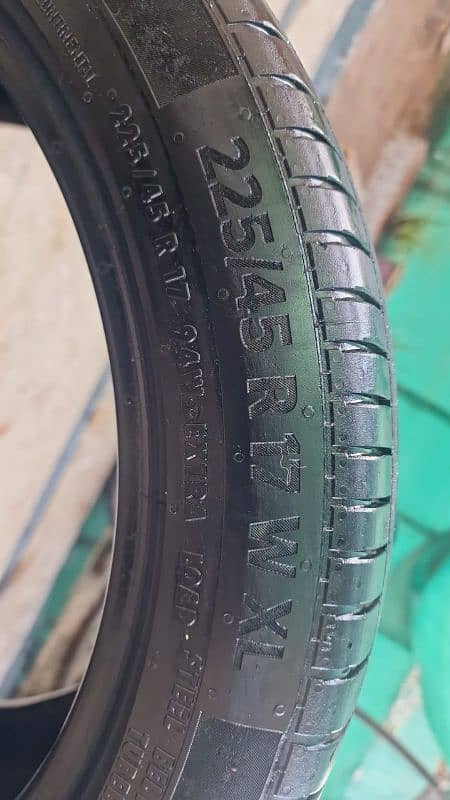 Four 17 Size tyre for sale (Audi A3) 4