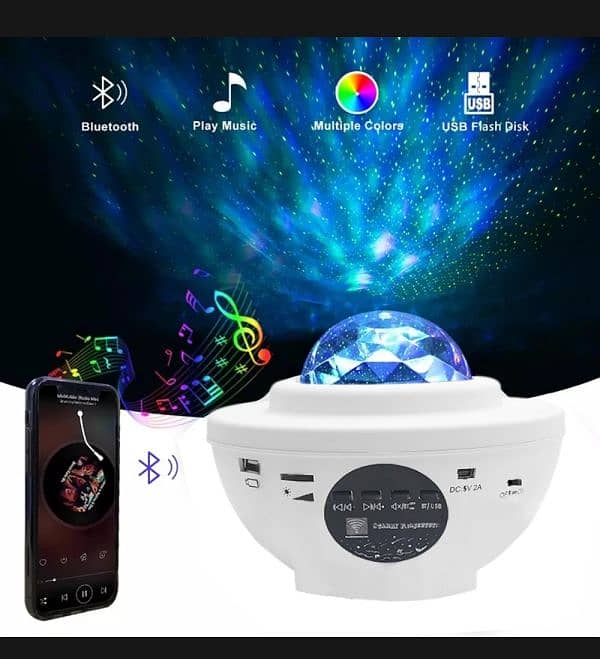 Usb Led Big Bowl Star lamp starry sky Galaxy projector wall Light 7