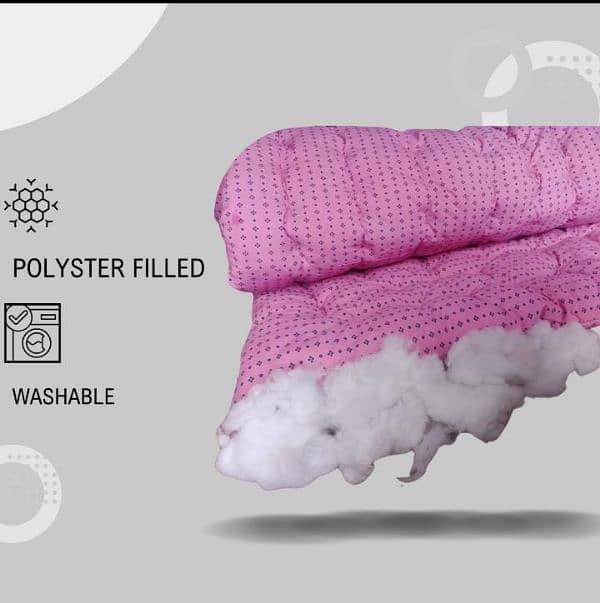 POLYSTER-filled Gadda for Single Bed & Floor Folding Mattresses . 3