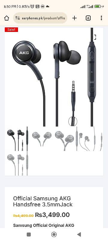 Samsung original handfree (akg) 2