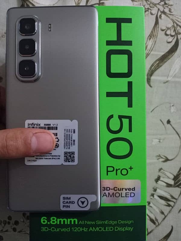 infinix hot 50 pro Plus just box open 0