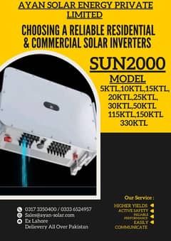 Huawei Ongrid Inverters | 10ktl – 115KTL | Solar Inverter