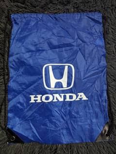 Jdm Honda blue drawstring bag for sale sporty!