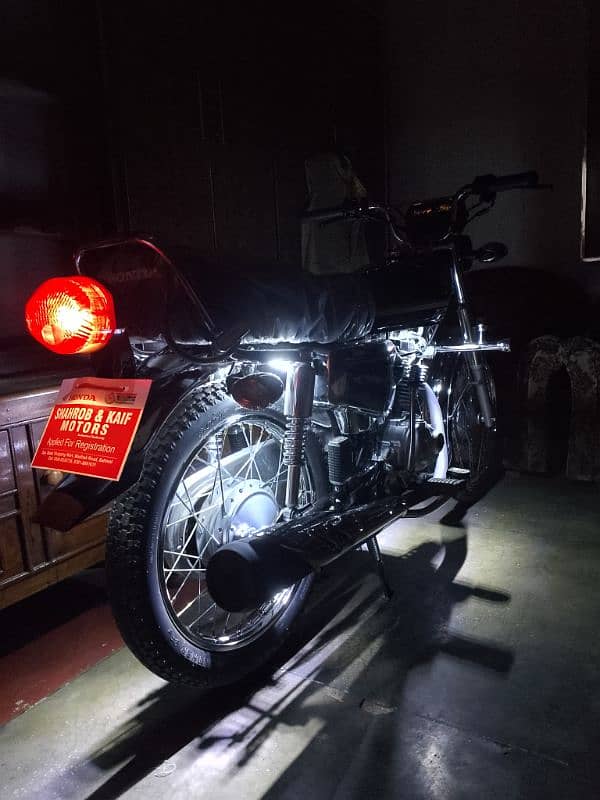 Honda CG 125 S 2025 Model Golden Number All Punjab 1