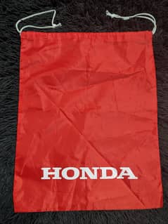 Honda jdm style Red Nylon Drawstring Bag for sale