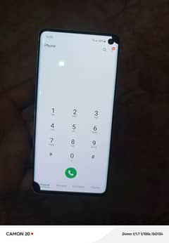 Samsung s10 8/128 no break no shade only dots on corner