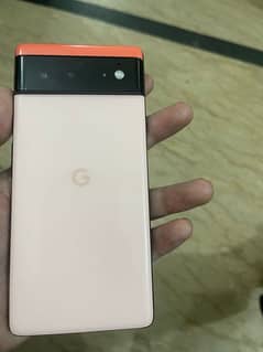 Google pixel 6 10/10 condition with back cover and charger