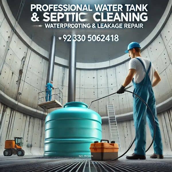 Water Tank Cleaning , Waterproofing fumigation Services in Karachi 6