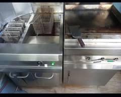 Hot plate and fryer