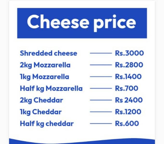 this is mozarella cheese chedder cheeze in minimum prices cod now 1