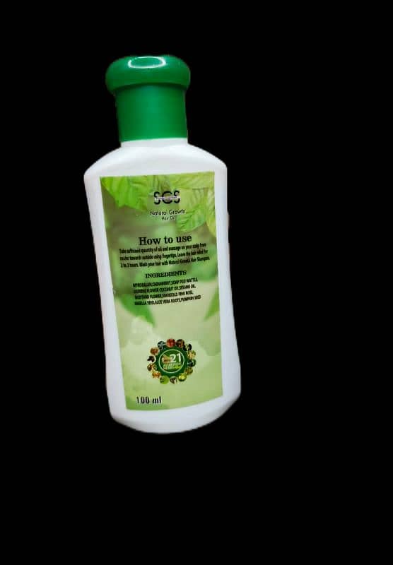 SCS hair oil with natural ingredients 3