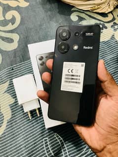 Redmi note 13 8/256 with box and charger