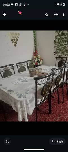 8chair dinning table