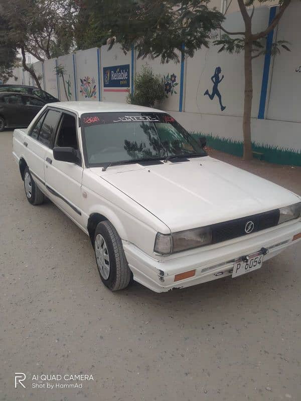 Nissan Sunny 1987, Petrol, LPG. GOVT. AUCTIONED. 1