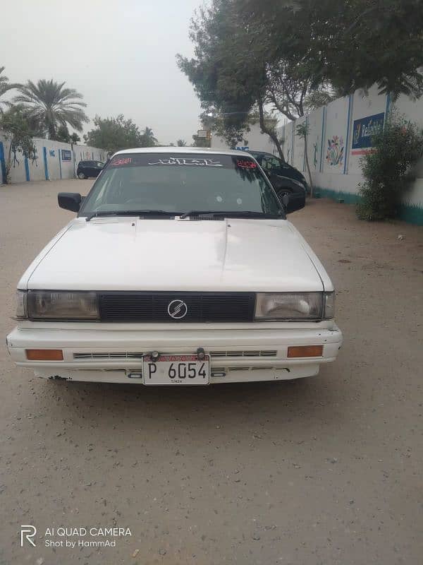 Nissan Sunny 1987, Petrol, LPG. GOVT. AUCTIONED. 4