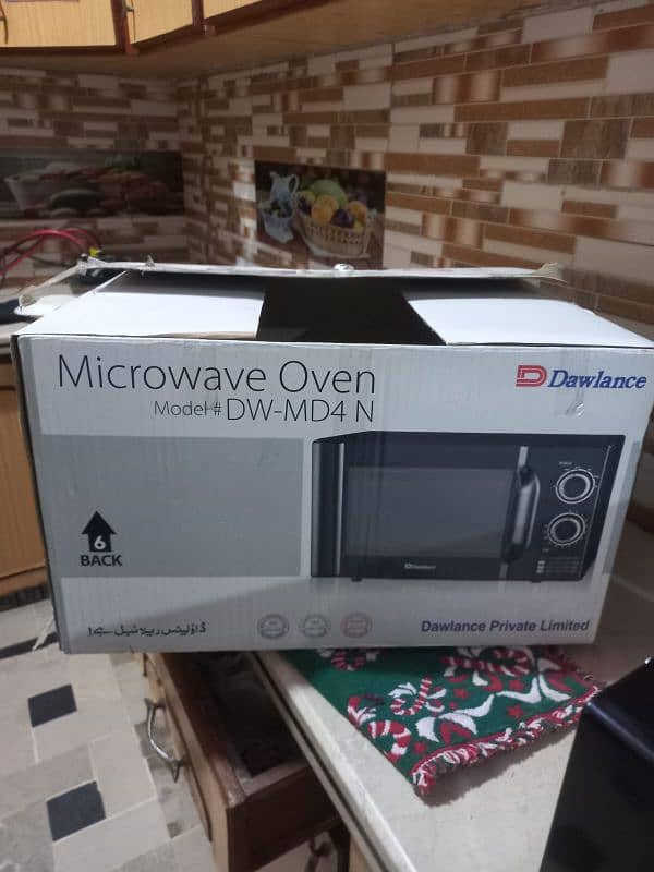 microwave oven Dawlance ka h new Dabba pack 2