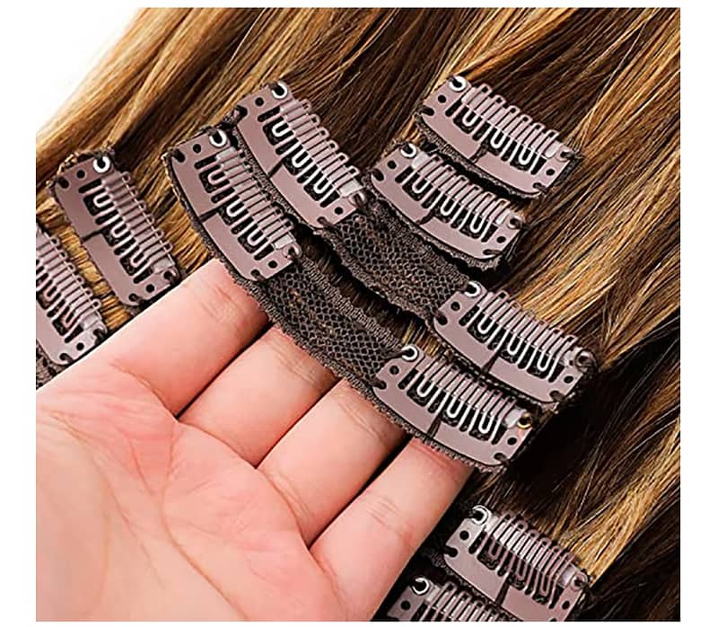 Real Human Straight Extension Tape Clip in on  Long Girls Women Ladies 10