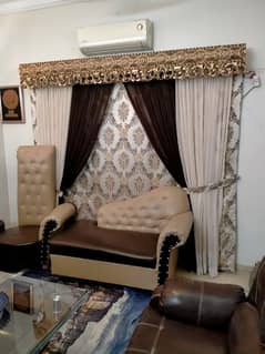 Faincy curtain and Arbic majlis