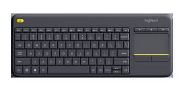 Logitech K400 Plus Wireless K/B with Touch Pad (whatsapp 0329-1963803)