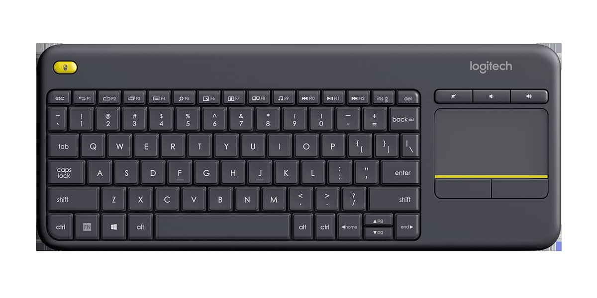 Logitech K400 Plus Wireless Keyboard with Touch Pad for PC and TVs 0