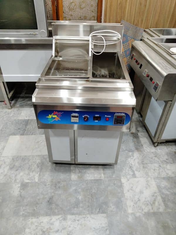 hot plate with charcoal grill/ deep fryer 7