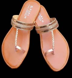 Imported Women's casual pink PVC flats