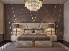 "King Bed / Turkish Wooden Bed / Luxury Design"