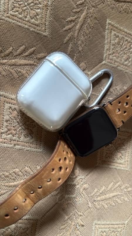 airpods 2nd generation & series 4 stainless steel watch 1