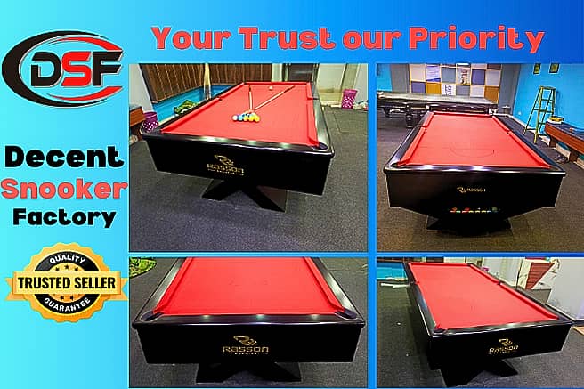 Rasson Strong Snooker Table | Billiard Table | Decent Snookers | pool 1