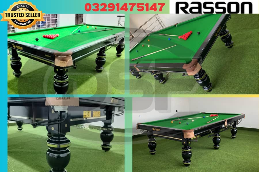 Rasson Strong Snooker Table | Billiard Table | Decent Snookers | pool 4