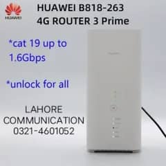 Huawei B818-263 Unlock Router, jazz, Zong, Ufone, Telenor working