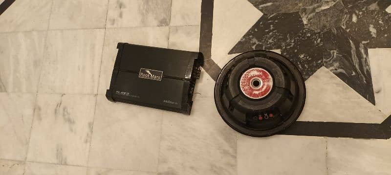 Pioneer woofer 4 channel rockmars amplifier 1