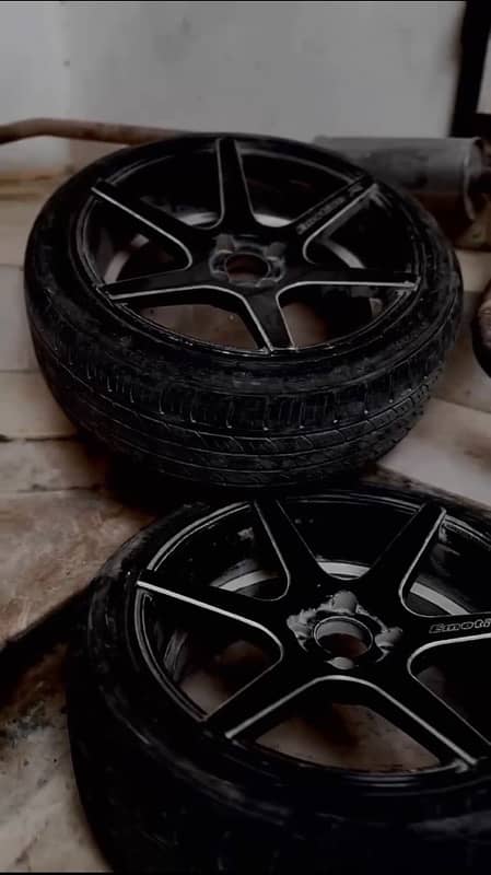 17 Inch rims for sale with tyres 2