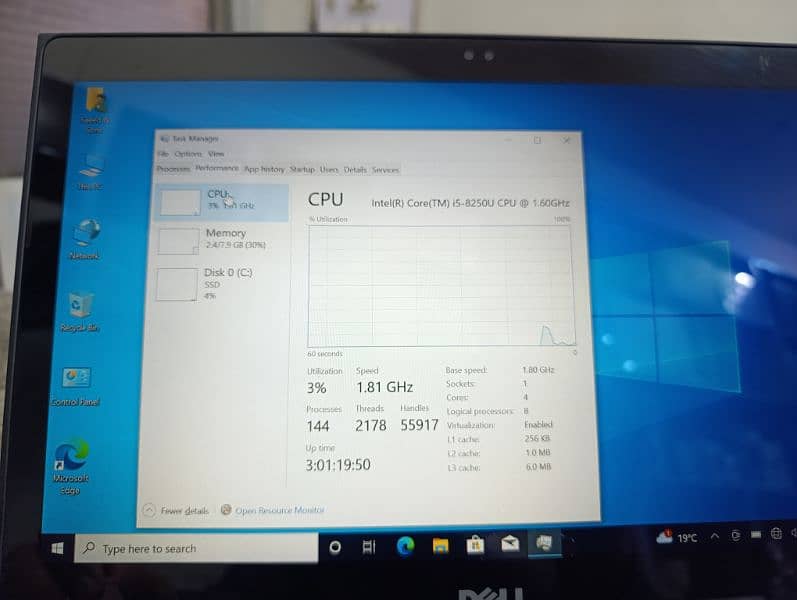 Dell 3390 2 in 1 i5 8th gen with 360 Touch rotation 9