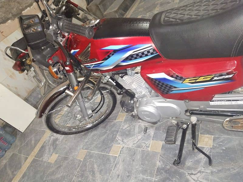 Honda cg 125 red 2024 0