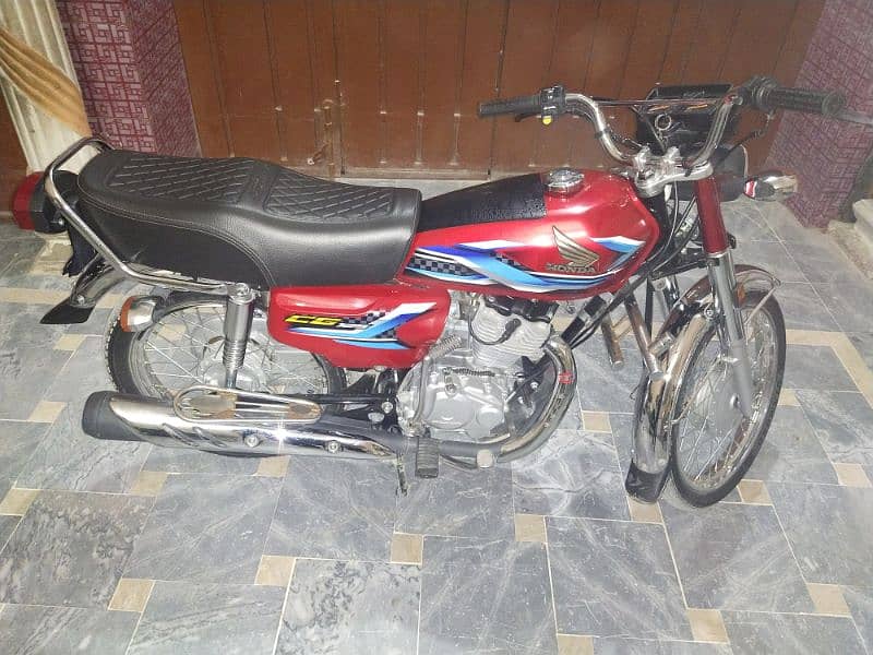 Honda cg 125 red 2024 2