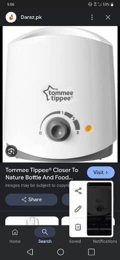 feeder warmer  tommee tippee